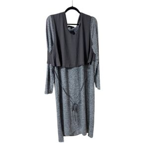 NWT Lane Bryant Layered Knit Dress, Size 16